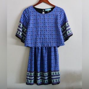 Geometric summer dress - Francesca’s “Dina be” (Size: Small)